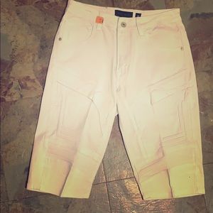 White Decibel shorts